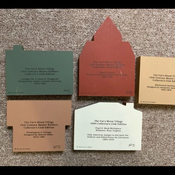 The Cat’s Meow “19th Century Master Builders” Collector’s Club Edition - Picture 3 of 4